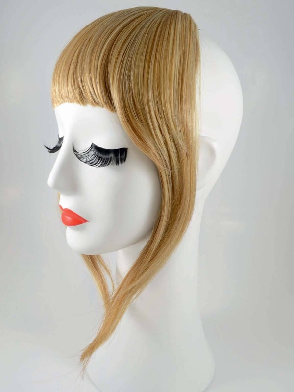 Extension frange Pony Volume Long Gisela Mayer : frange droite volumineuse avec deux mèches latérales, fibre synthétique.