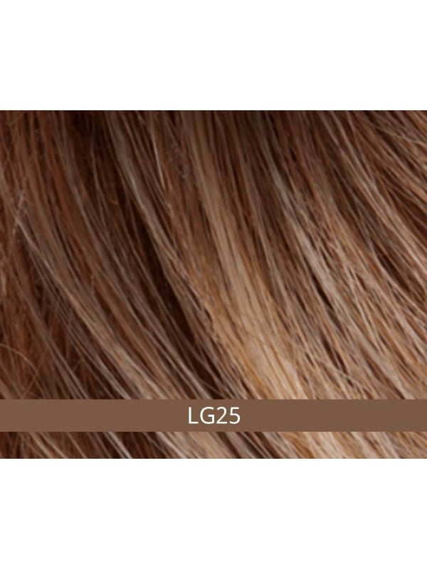 Extension frange Pony Volume Long Gisela Mayer : frange droite volumineuse avec deux mèches latérales, fibre synthétique.