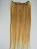 Voir Triple Weft Clip - lot de 2 extensions 100% cheveux, 60–65 cm, à clips