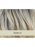 Perruque Dynamic Mono Lace Modern'Hair : boucles glamours, frange droite, volume aux épaules, aspect naturel et confortable.