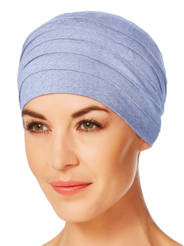 Bonnet Zen Bambou Christine Headwear en viscose de bambou Caretech® : turban discret, doux et respirant pour cuir chevelu sensib