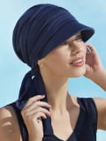 Casquette chimio Briana Cap Christine Headwear : visière large, UPF 50+ et technologie 37.5® pour confort et protection solaire.