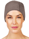 Night Cap : bonnet de nuit en bambou CARETECH®, doux et thermorégulant, pour un sommeil plus confortable.