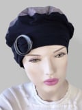 Turban Jules MMParis en fibre de bambou plissé, léger et respirant, volume naturel pour un look féminin et confortable.