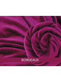 Bonnet turban Sandra en velours MM Paris, élégant, doux et facile à enfiler, idéal alopécie et soins chimio/radiothérapie