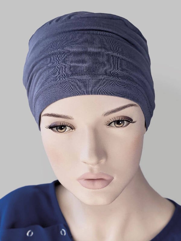 Turban Roméo MMParis en rayonne : bonnet simple, très léger et doux, à accessoiriser avec un foulard, idéal jour et nuit