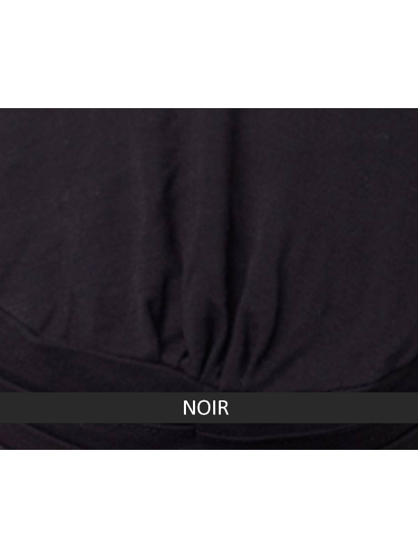 Turban Lola MMParis en fibre de bambou, plissé, doux et respirant, accessoire confortable pour un style féminin