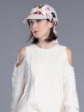 Casquette solaire Lonata Ellen Wille en coton-lin, visière détachable et foulard à nouer, légère et confortable
