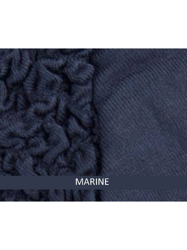 Turban Elsa Ellen Wille en bambou-viscose, doux et respirant, avec motif floral sur le côté