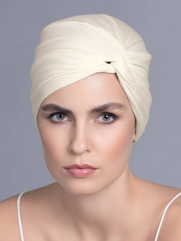 Turban Namida Ellen Wille en viscose : turban confortable, chic et glamour, idéal pour un look féminin au quotidien.