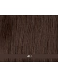 Perruque Naila Gisela Mayer mi-longue lisse avec frange droite et volume naturel, fibre synthétique mémoire de forme