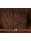 Perruque Naila Gisela Mayer mi-longue lisse avec frange droite et volume naturel, fibre synthétique mémoire de forme