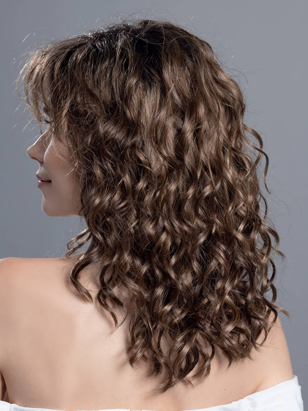 Wanted Mono Part Ellen Wille — Perruque volume XXL, boucles anglaises, frange tulle frontal