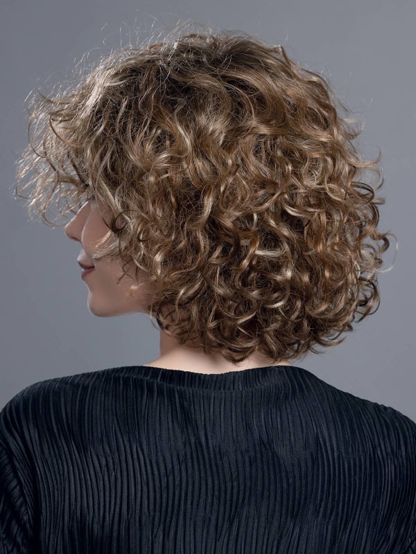 Perruque Loop Ellen Wille : carré court bouclé, volume XXL, boucles anglaises naturelles, tulle cinéma discret