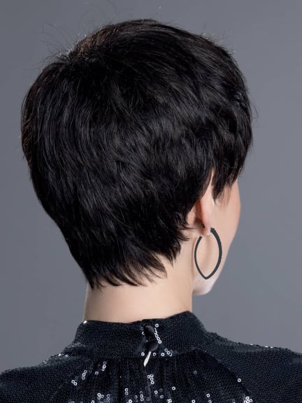 Perruque Cool - coupe courte mixte avec tulle invisible SENSITIVE, effet rooted/mix