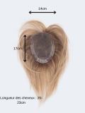 Volumateur Magic Ellen Wille : cheveux naturels Remy lisses 20-23 cm, fixation à pinces pour un rendu dense et discret