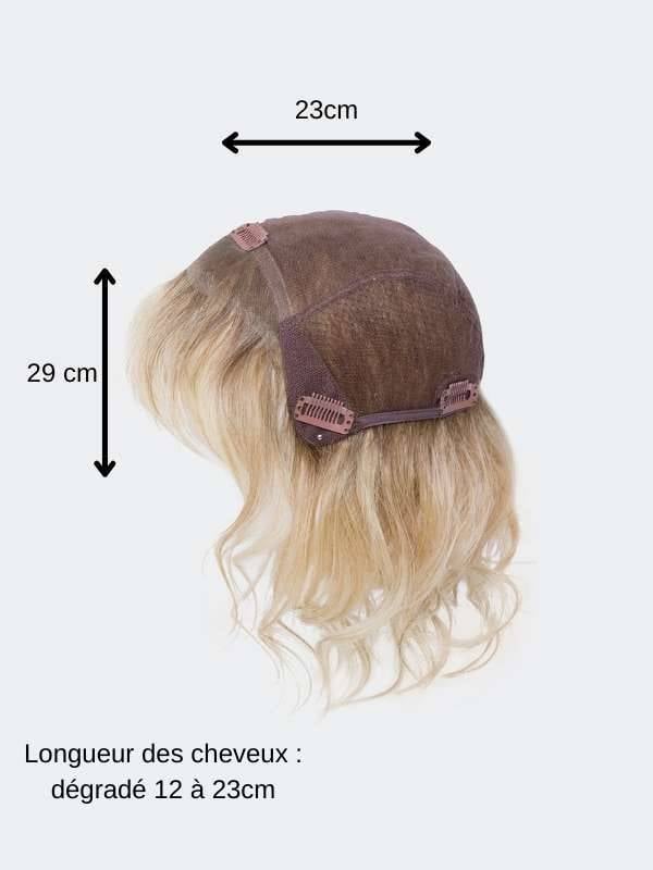 Volumateur Lovely Ellen Wille 29x23cm : boucles larges mi-longues, fibre synthétique résistante à la chaleur, idéal alopécie et 