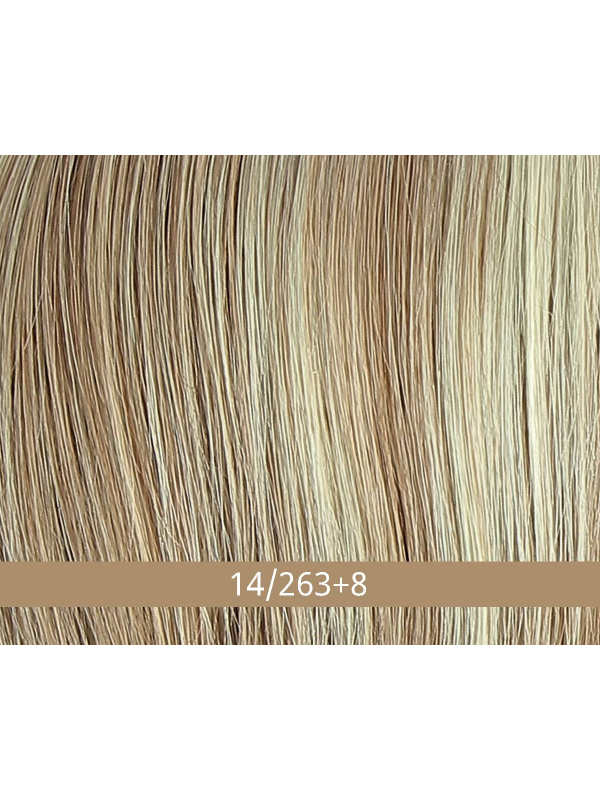 Perruque Duo Aria Gisela Mayer : volume naturel avec frange, mix 30% Remy Hair et fibre synthétique résistante à la chaleur