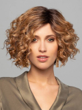 Perruque Duo Jordan Gisela Mayer : boucles serrées, grand volume, mix 30% cheveux naturels Remy & 70% fibre synthétique thermo