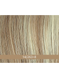 Perruque Duo Jordan Gisela Mayer : boucles serrées, grand volume, mix 30% cheveux naturels Remy & 70% fibre synthétique thermo