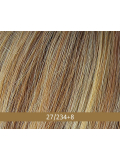 Perruque Duo Jordan Gisela Mayer : boucles serrées, grand volume, mix 30% cheveux naturels Remy & 70% fibre synthétique thermo
