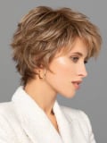 Perruque Duo Ophelia Gisela Mayer : coupe courte volumineuse, frange élégante, pointes effilées, effet naturel discret