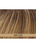 Perruque Naomi Jon Renau mi-longue en fibre HD chauffable : volume naturel, tombé élégant, idéale pour alopécie et perte de dens