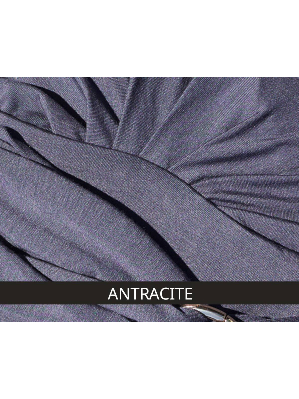 Adoptez Set Amira — Bonnet élégant avec bandeau et boucle métal, confortable en bamboo viscose