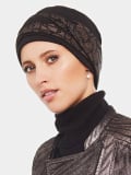 Set Maya — Bonnet turban avec bandeau réversible (95% viscose)
