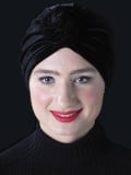 Bonnet turban Sandra en velours MM Paris, élégant, doux et facile à enfiler, idéal alopécie et soins chimio/radiothérapie