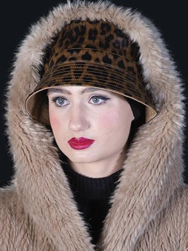 Chapeau de pluie Gaby MM Paris à motifs sauvages – protection pluie automne/hiver, 2 coloris