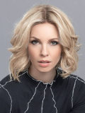 Perruque Ellen Wille Elegance Mono : carré long 18–28 cm, raie au milieu, Prime Hair coiffable 160°C, bordure invisible.