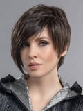 Perruque Amaze Mono Part Ellen Wille : coupe courte asymétrique, frange longue, Prime Hair coiffable 160°C, effet rooted naturel