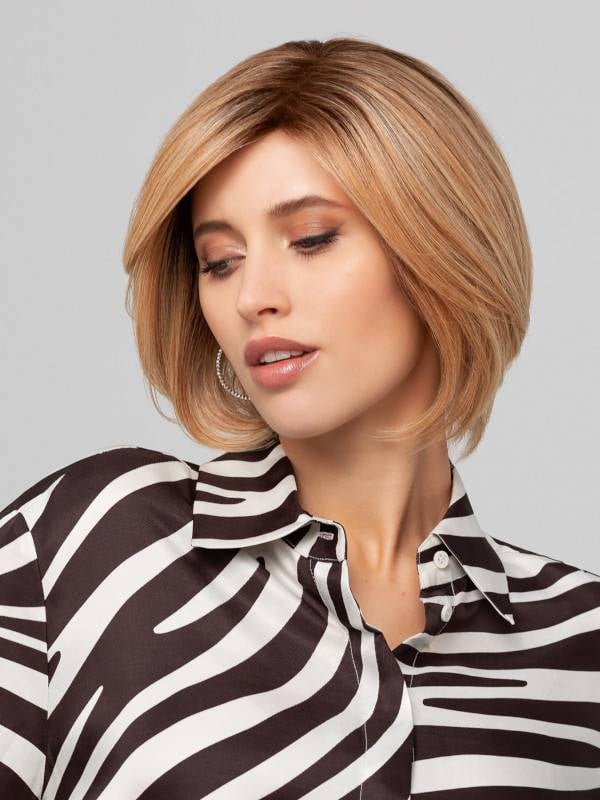 Supreme Lady — Perruque mi‑longue mixte 50% Remy Hair, bonnet confortable et tulle invisible