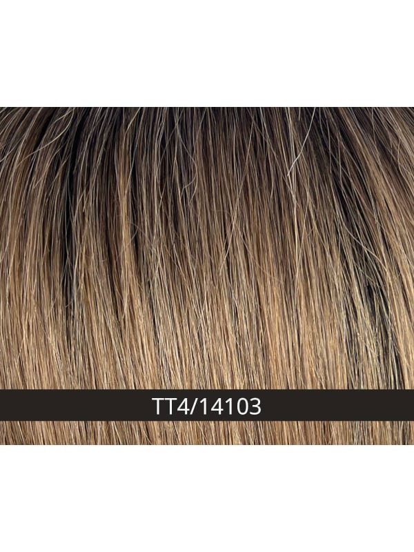 Supreme Lady — Perruque mi‑longue mixte 50% Remy Hair, bonnet confortable et tulle invisible