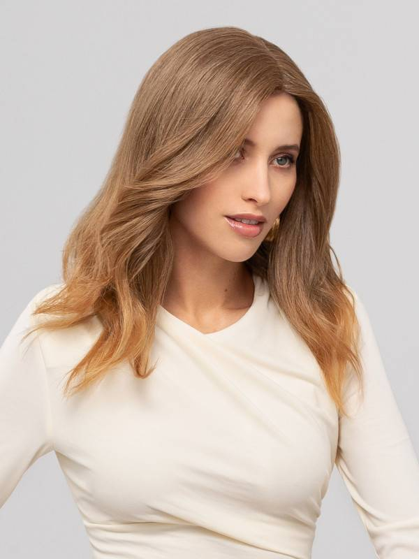 Adoptez Supreme Moda — perruque longue 50% Remy, tulle cinéma pour un port discret et confortable