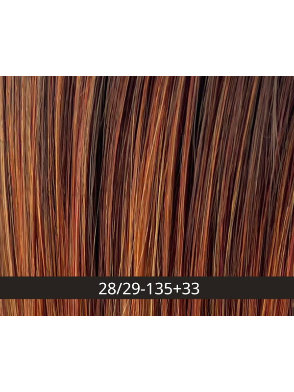 Adoptez Hi Clic : perruque asymétrique naturelle - fibre synthétique résistante à 150°C