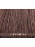 Couronne de cheveux Longue Wavy Les Franjynes en fibre synthétique premium, à porter sous turban, foulard ou bonnet