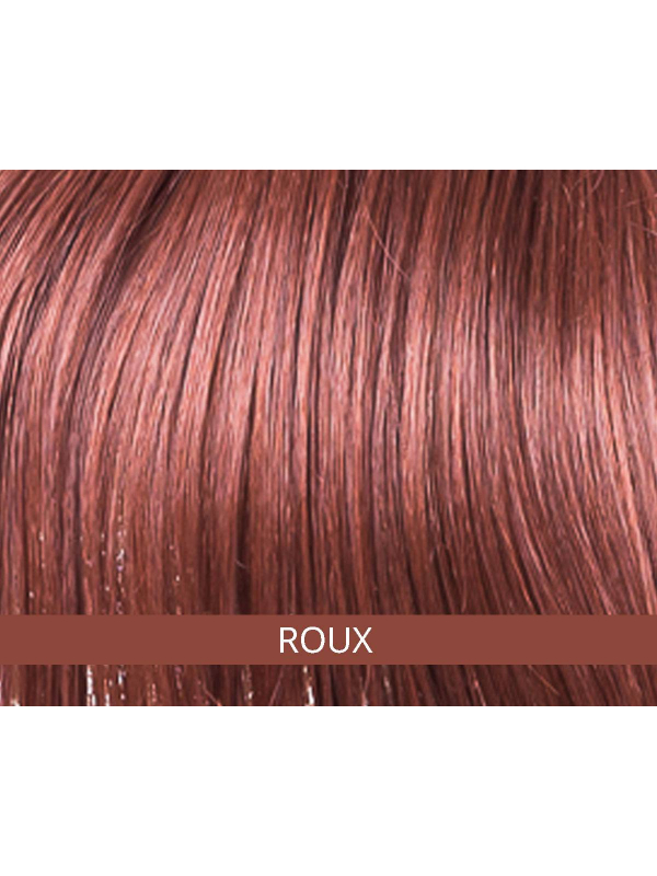 Couronne de cheveux Longue Wavy Les Franjynes en fibre synthétique premium, à porter sous turban, foulard ou bonnet