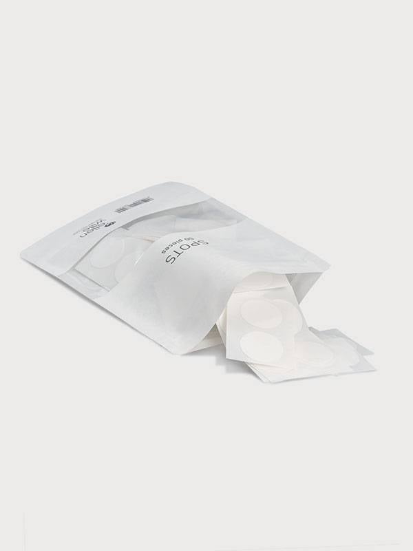 Boîte de 50 adhésifs spots Ellen Wille transparents pour maintien discret de prothèse capillaire sur mono-filament