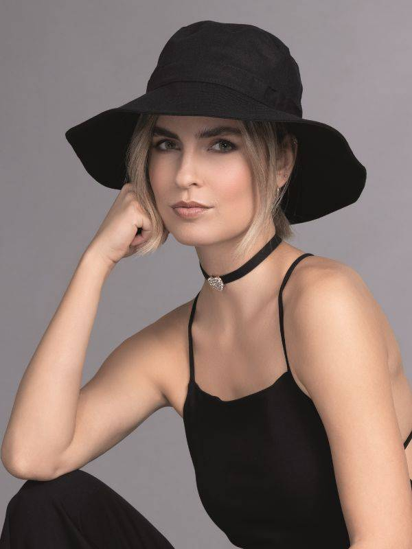 Mava : chapeau large en coton-lin, chic et protecteur, 3 coloris neutres