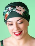 Bandeau Jane MM Paris à motifs tendance, taille unique, idéal pour habiller un bonnet uni comme le turban Lola