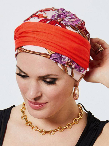 Set Anea — turban 2-en-1 (bonnet + bandeau) Gisela Mayer, doux et élégant