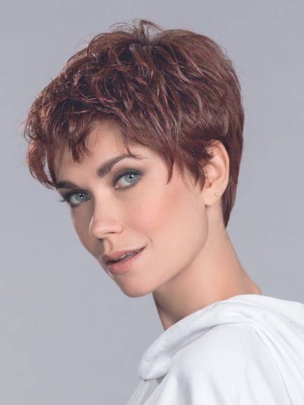 Perruque Yoko courte naturelle - fibre résistante 130°C