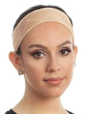 Bandeau antidérapant sous perruque en velours, réglable par velcro