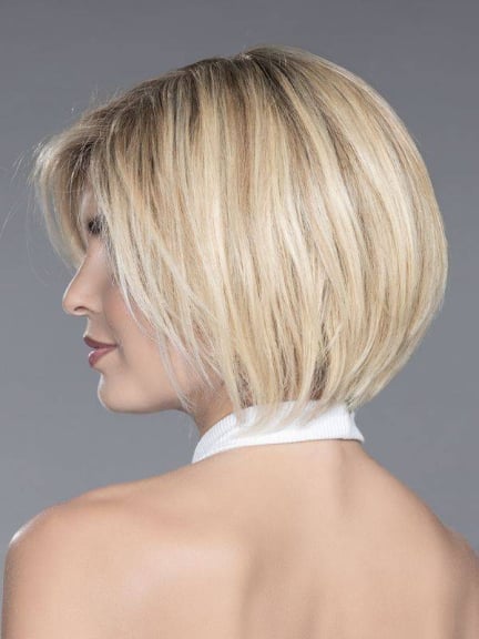 Muse Deluxe - Carré plongeant mi-long, 100% Remy Hair, bonnet fait main