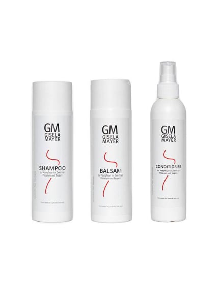 Entretenez votre perruque: Kit Gisela Mayer – Shampooing, Baume, Conditionneur