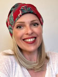 Couronne de cheveux Krownie Bikiwig en fibre synthétique thermo 180°C, effet carré naturel, idéale sous turban, bonnet ou chapea