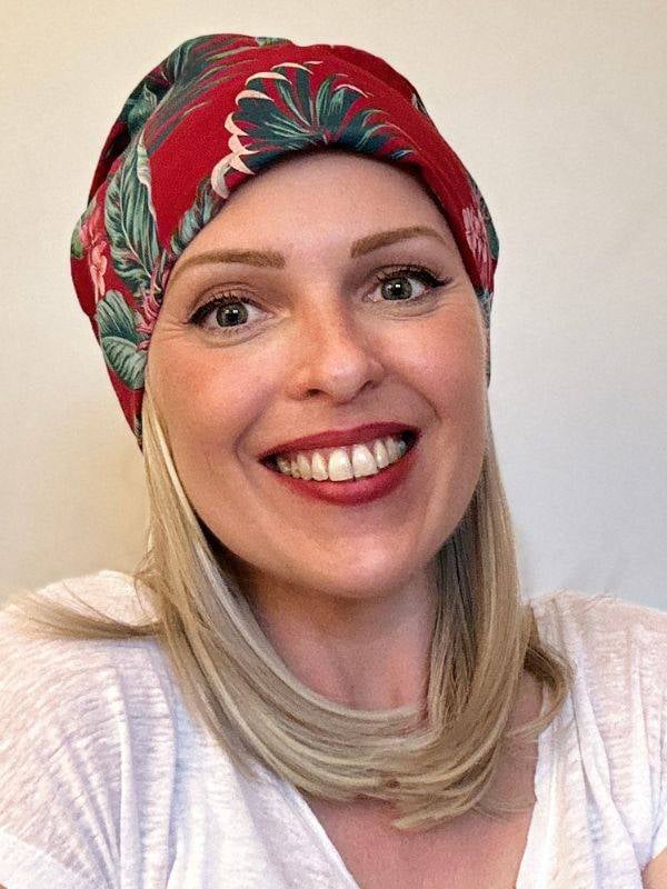 Couronne de cheveux Krownie Bikiwig en fibre synthétique thermo 180°C, effet carré naturel, idéale sous turban, bonnet ou chapea