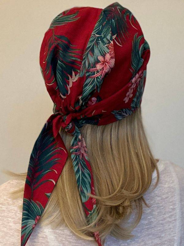 Couronne de cheveux Krownie Bikiwig en fibre synthétique thermo 180°C, effet carré naturel, idéale sous turban, bonnet ou chapea